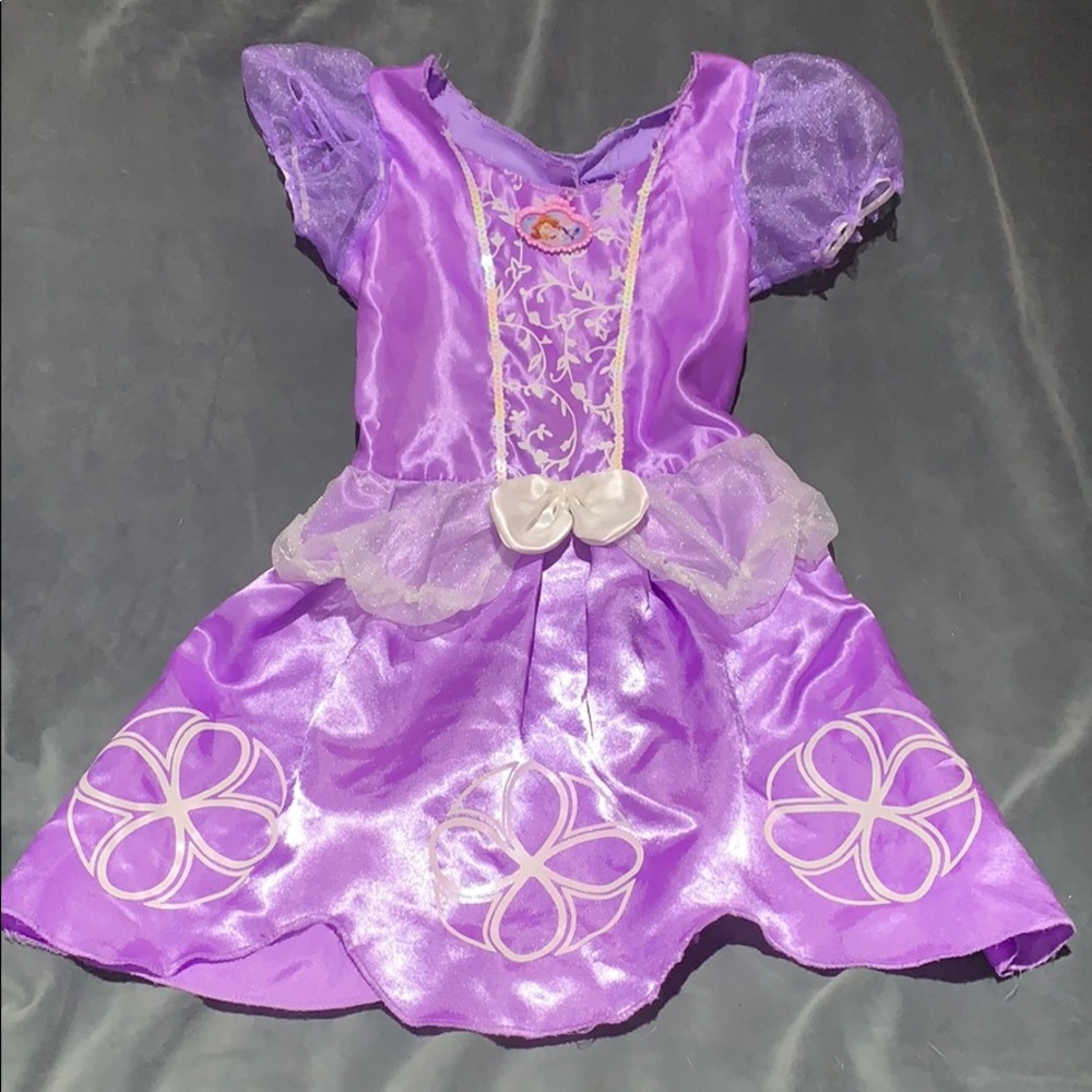 Toddler Disney Princess Sophia dress up gown
